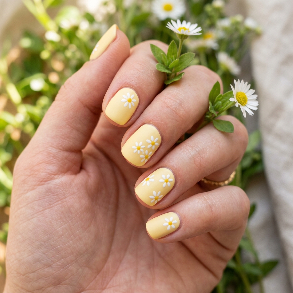 Cute Spring Nails Short: 30 Creative Ideas to Inspire Your Next Manicure 10 Short Pastel Yellow Nails Ideas