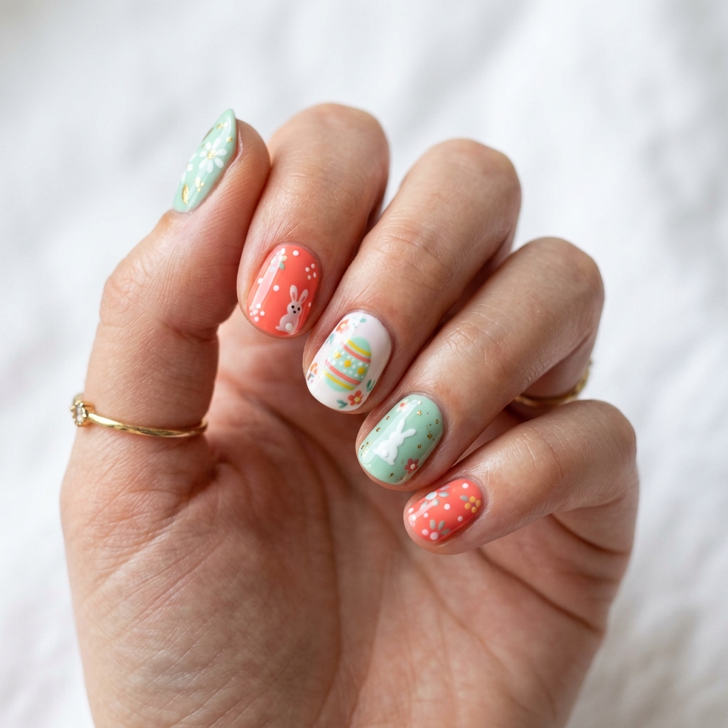 Short Spring Nail Ideas for Easter