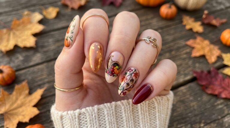 thanksgiving nails ideas