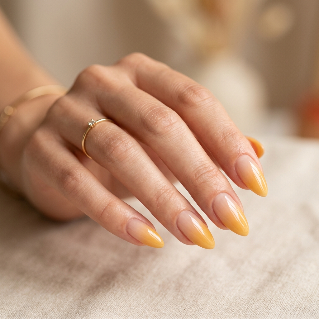 Yellow Ombre Nails 30 Ideas: The Ultimate Guide to Sunny, Gradient Manicures 21 Yellow Ombre Almond Nails
