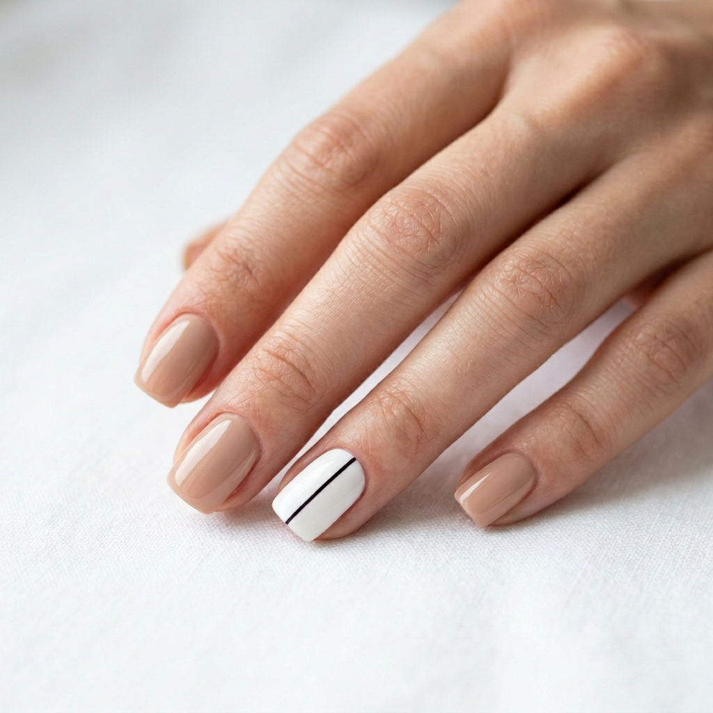 Minimalist Zebra Nail Art Ideas