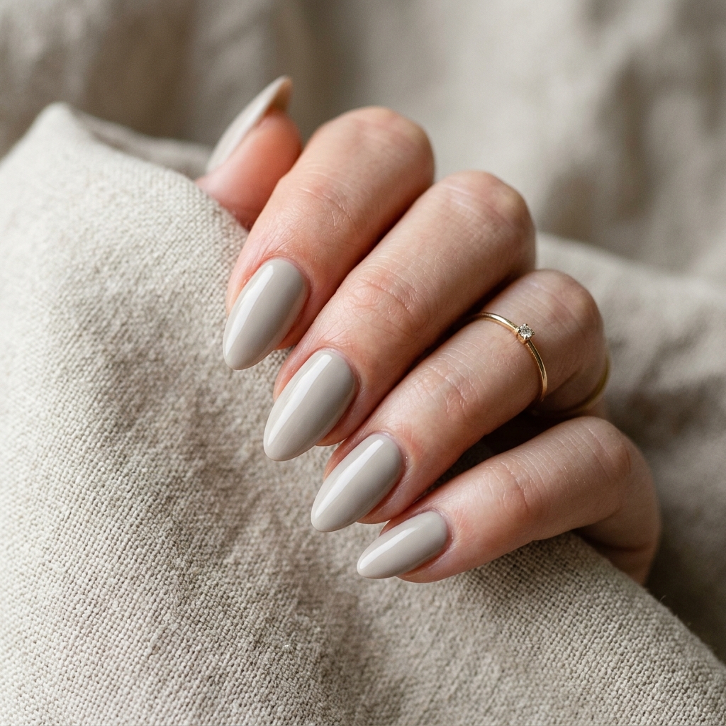 30 Neutral Almond Nails Ideas You'll Want to Save 13 Oatmeal Almond Nails Idea