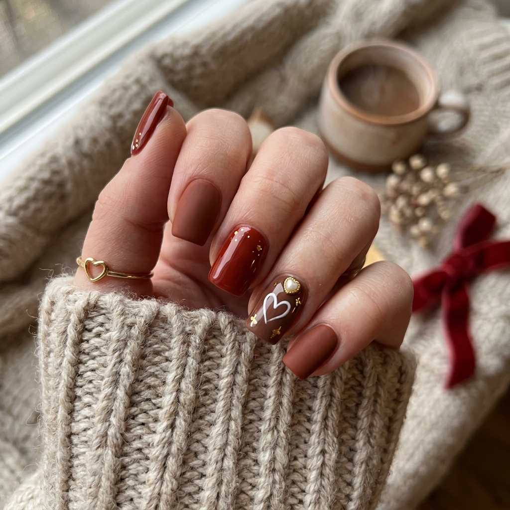 Chocolate Box Nails Idea