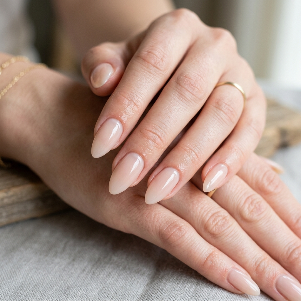 30 Neutral Almond Nails Ideas You'll Want to Save 19 Barely There Almond Nails Idea