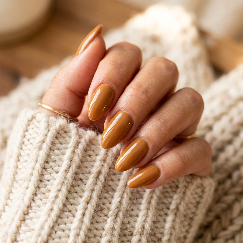 30 Neutral Almond Nails Ideas You'll Want to Save 20 Toffee Almond Nails Idea