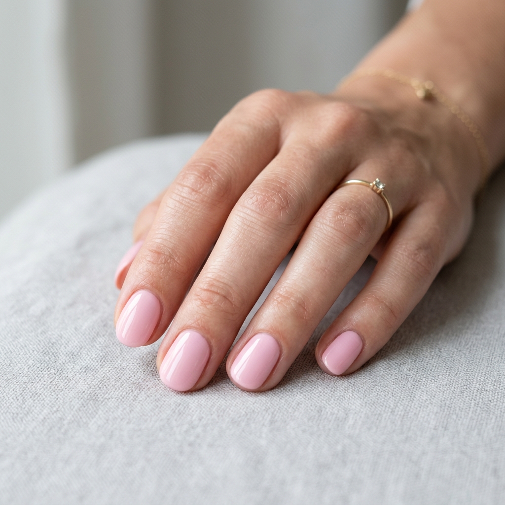 Pastel Pink Really Cute Nails Idea