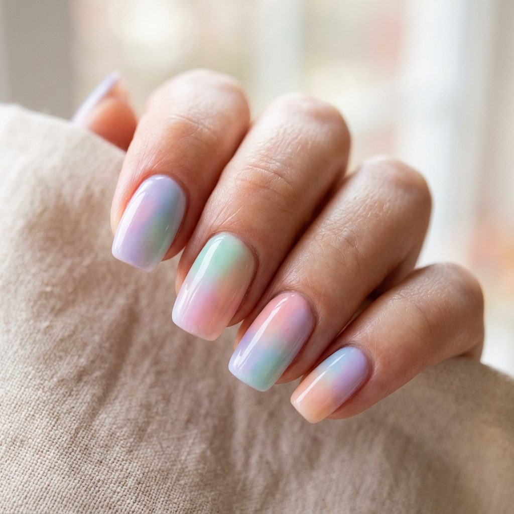 Aura Nail Art Idea