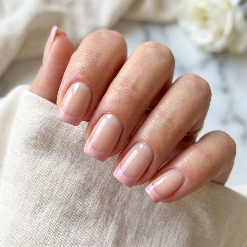 30 Pink Valentines Day Nails Ideas You'll Love 4 Pink French Tip Nails Idea