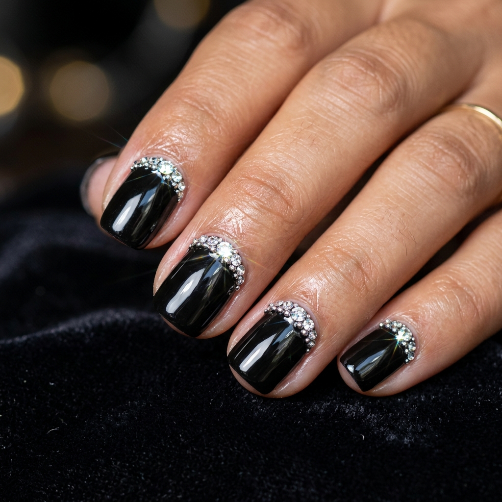 Rhinestone Baddie Classy Baddie Nails Idea