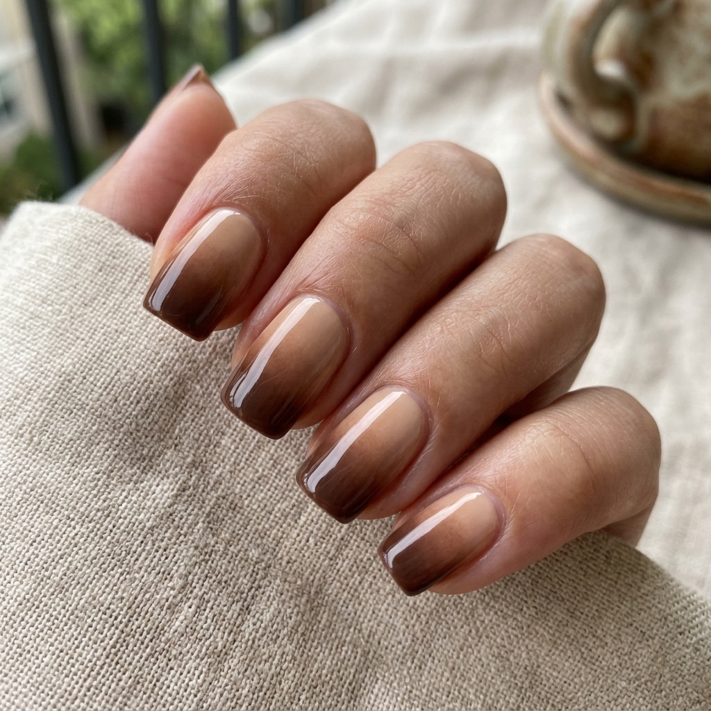 30 Brown Summer Nails Ideas You'll Want to Save 10 Brown Ombre Nails Idea