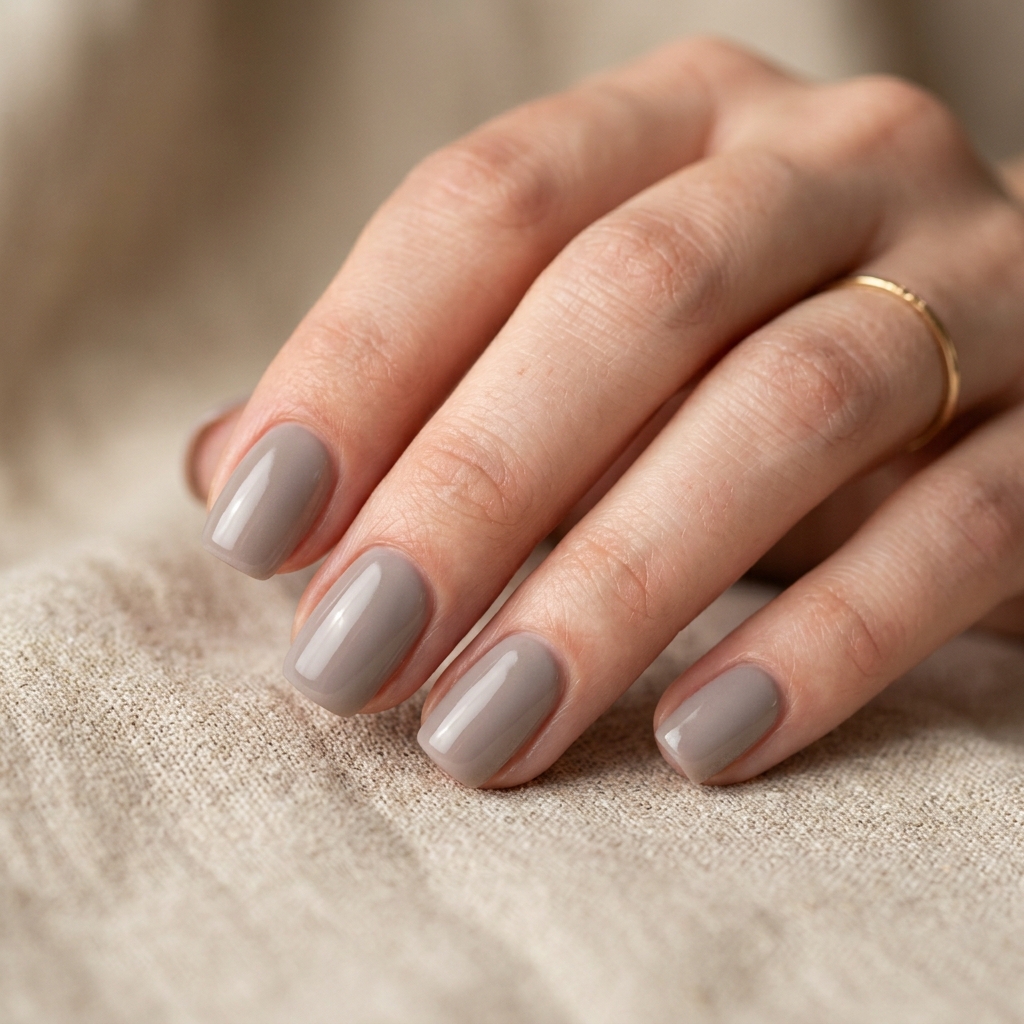 Simple Acrylic Nails Ideas: 30 Creative Looks You'll Love 23 Neutral Tone Simple Acrylic Nails Ideas