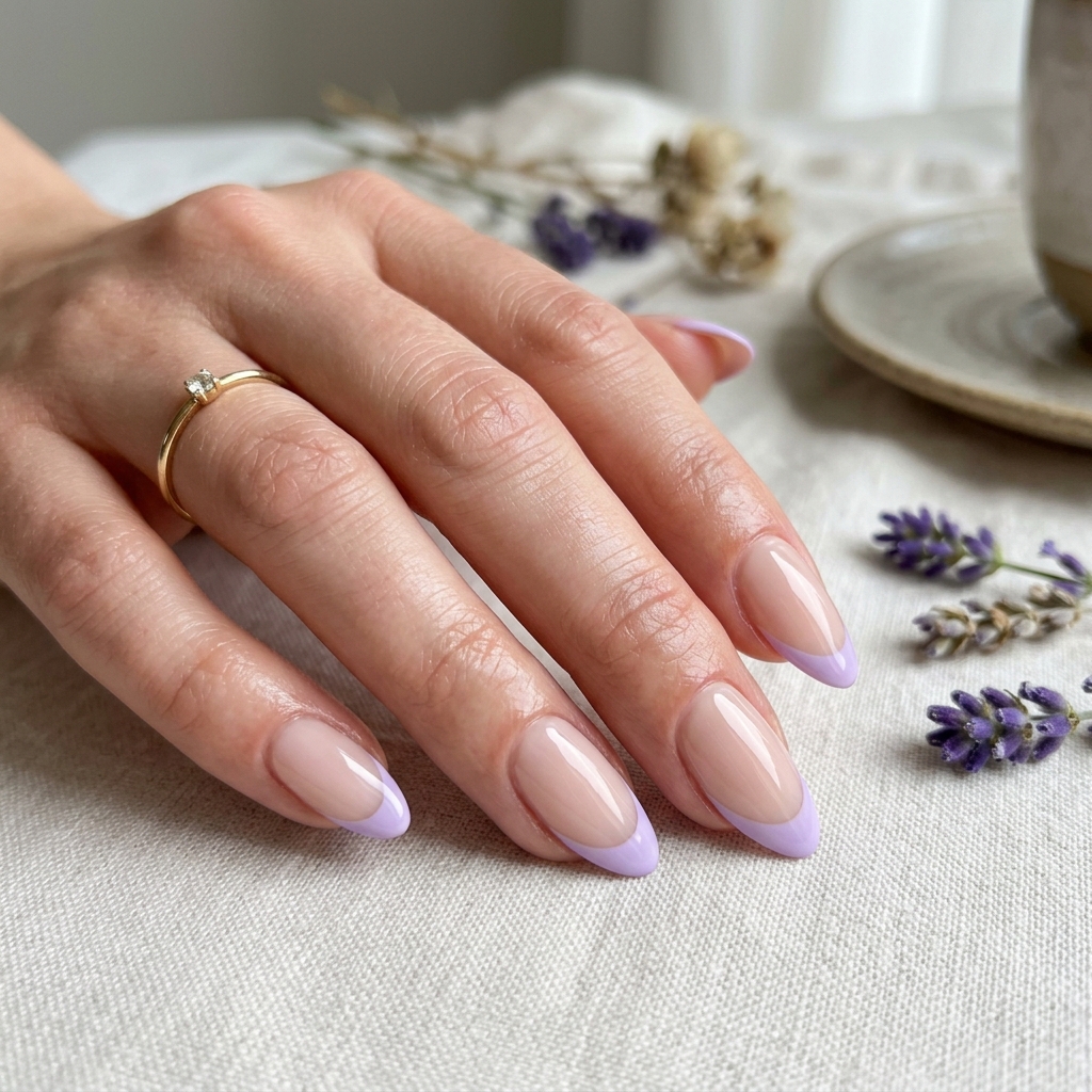 French Tip Spring Nail Ideas