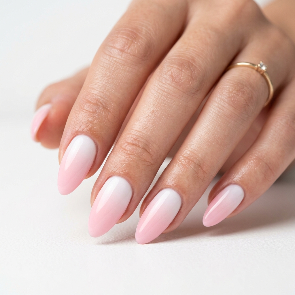 Baby Pink Ombre Nails Ideas
