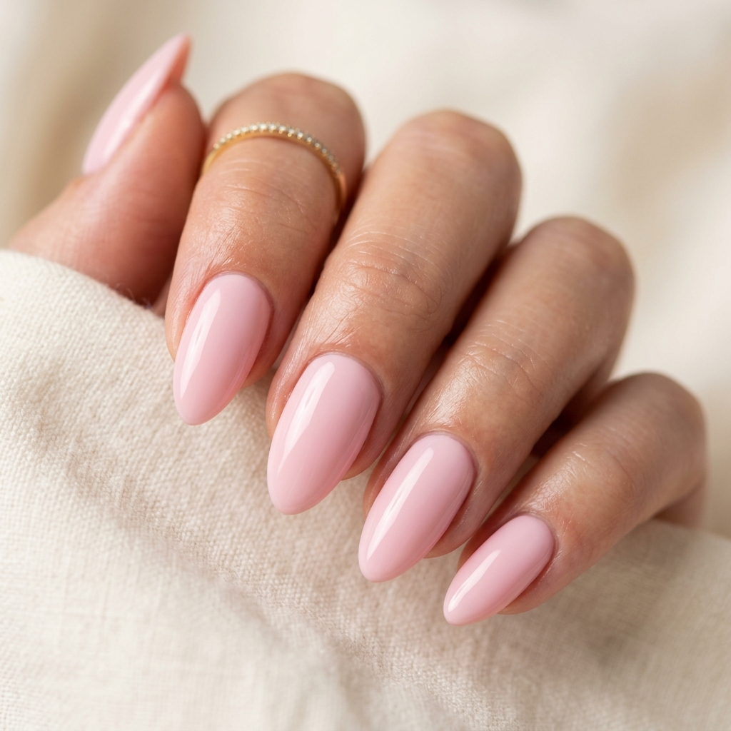 30 Pink Acrylic Nails Ideas 2 Baby Pink Acrylic Nails Idea
