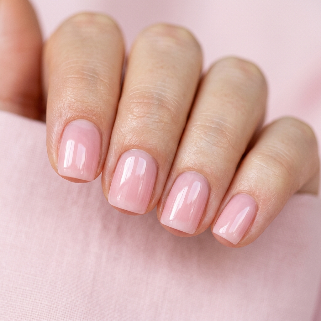 30 Light Pink Jelly Nails Ideas You'll Want to Save Now 5 Baby Pink Jelly Nail Ideas
