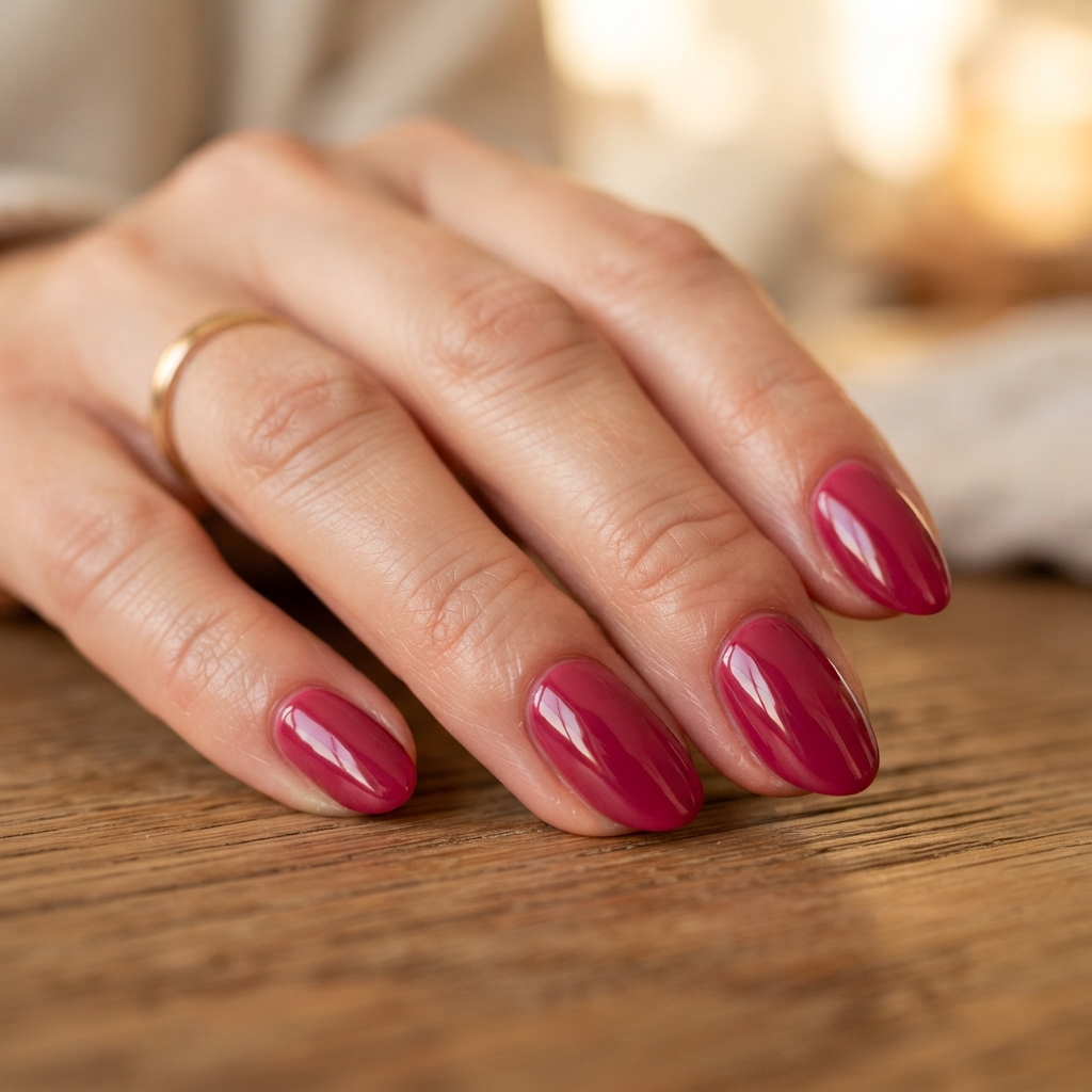 30 Winter Gel Nails Ideas You'll Want to Save 17 Winter Berry Gel Nails Idea