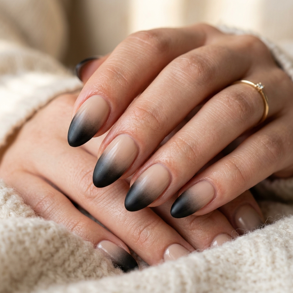 30 Black French Tip Nails 2026: The Coolest Way to Wear French Tips 14 Black French Tip Ombre Nails Ideas