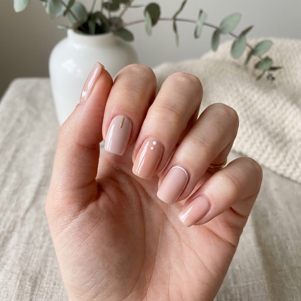 Soft Blush Nail Ideas