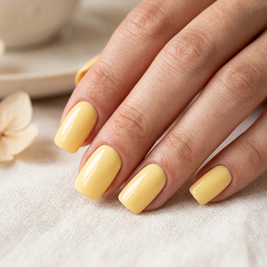 Butter Yellow Nail Ideas