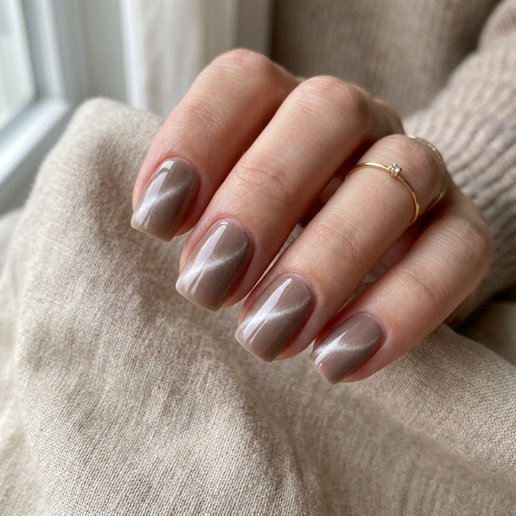 30 Simple Prom Nails Ideas for an Effortlessly Elegant Look 31 Simple Cat Eye Nail Ideas