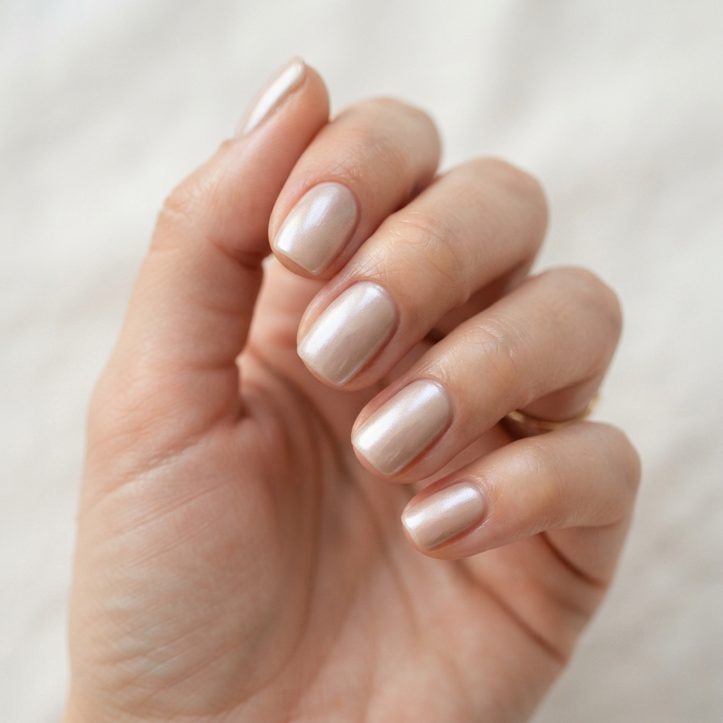30 Plain Summer Nails Ideas You'll Want to Pin Now 25 Chrome Shimmer Nail Ideas