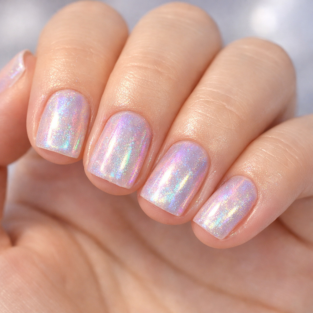 30 short Summer Nails 2025 ideas You'll Want to save Now 31 Iridescent Shimmer Nail Ideas
