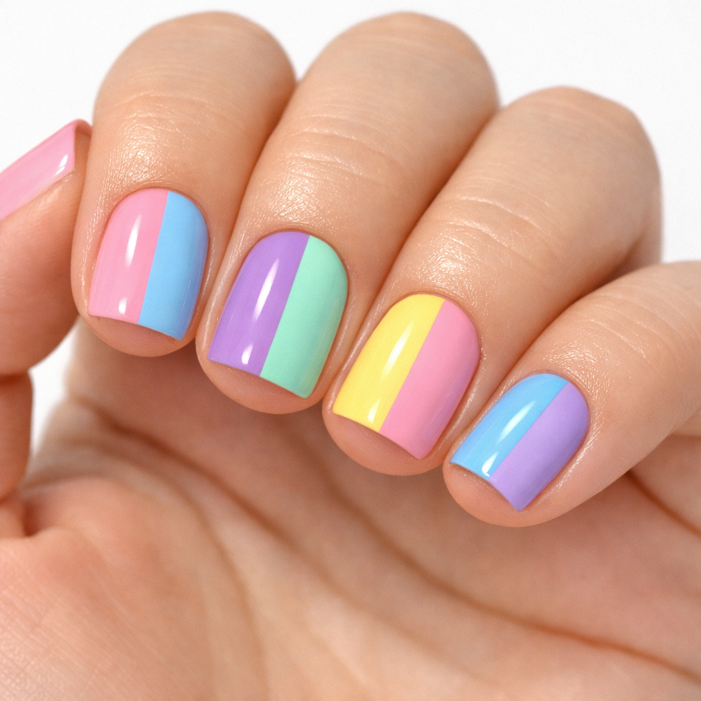 30 short Summer Nails 2025 ideas You'll Want to save Now 30 Two-Tone Nail Ideas