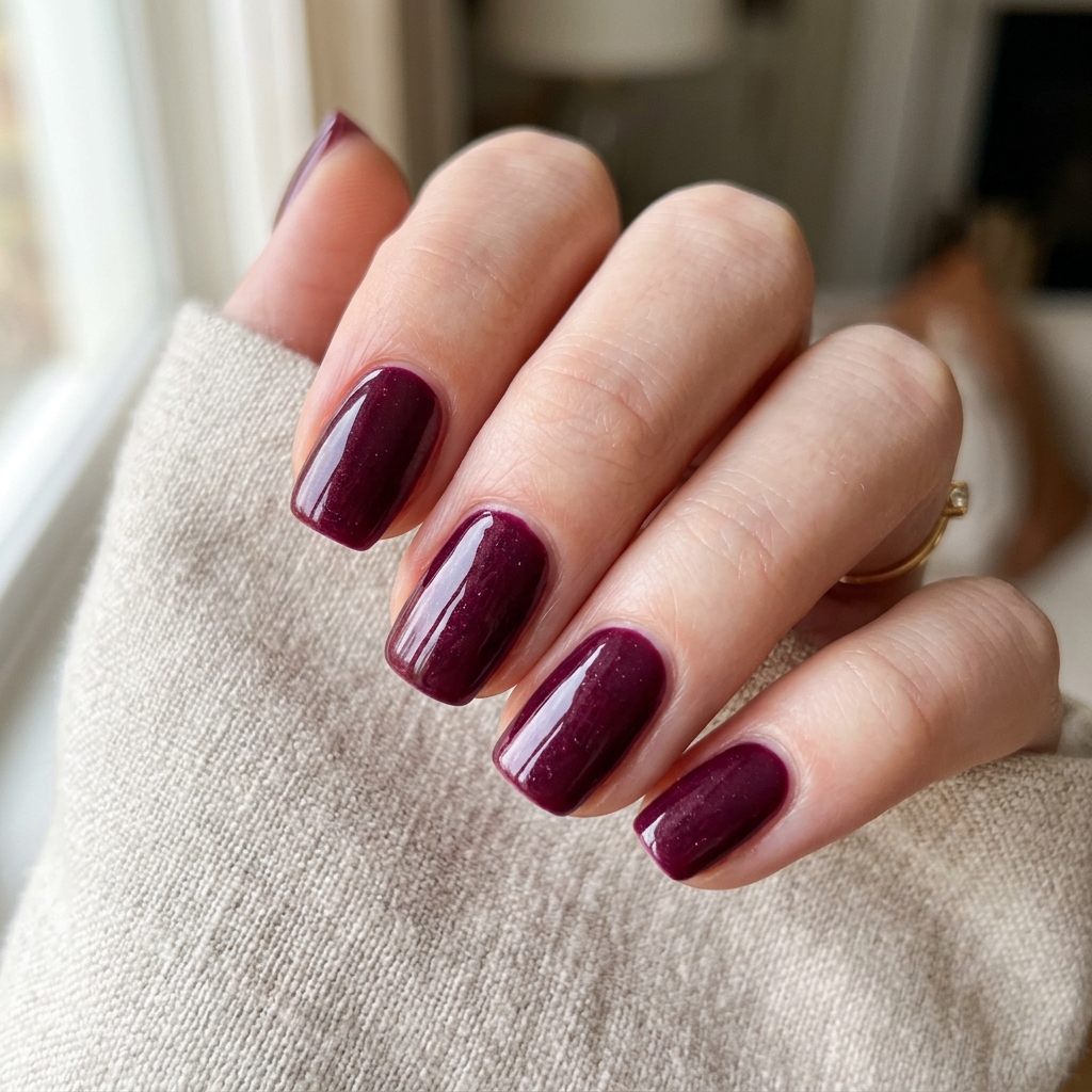 30 November Nails Inspo: Thanksgiving Ready Manicures You'll Love 24 Cranberry Red Nails Ideas