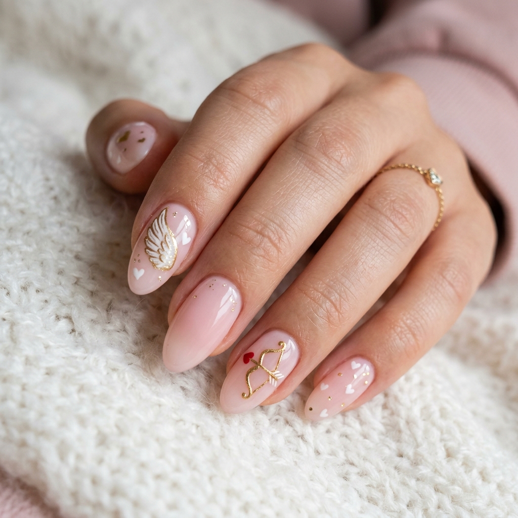Cupid Inspired February Nails Ideas