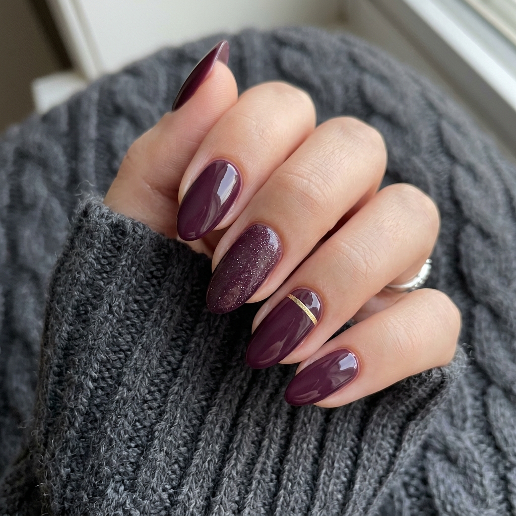 Deep Plum Nail Ideas