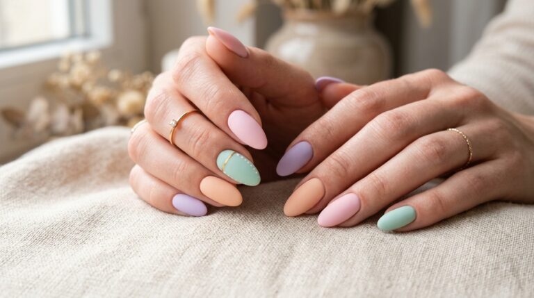 pastel nails