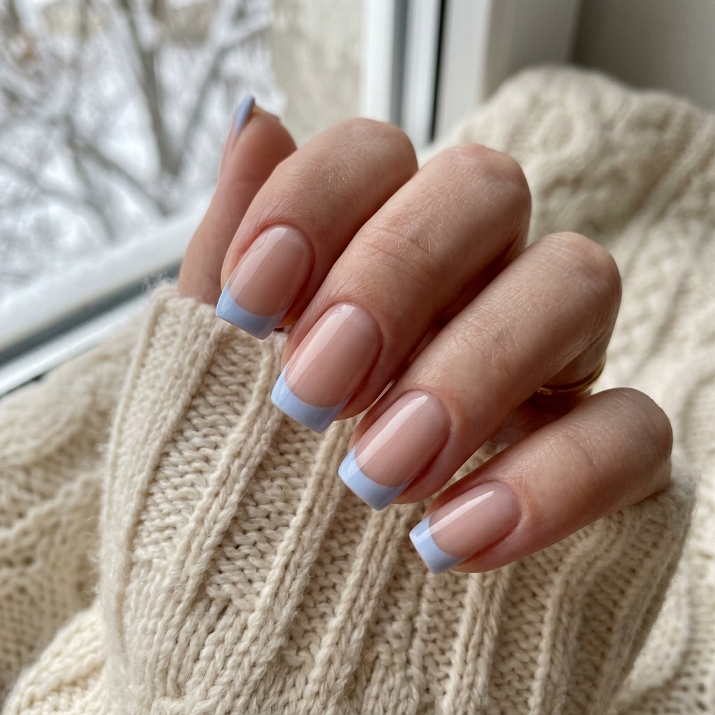 January Nails Ideas: 30 Fresh and Frosty Ways to Start the Year 15 French Tip January Nails Idea