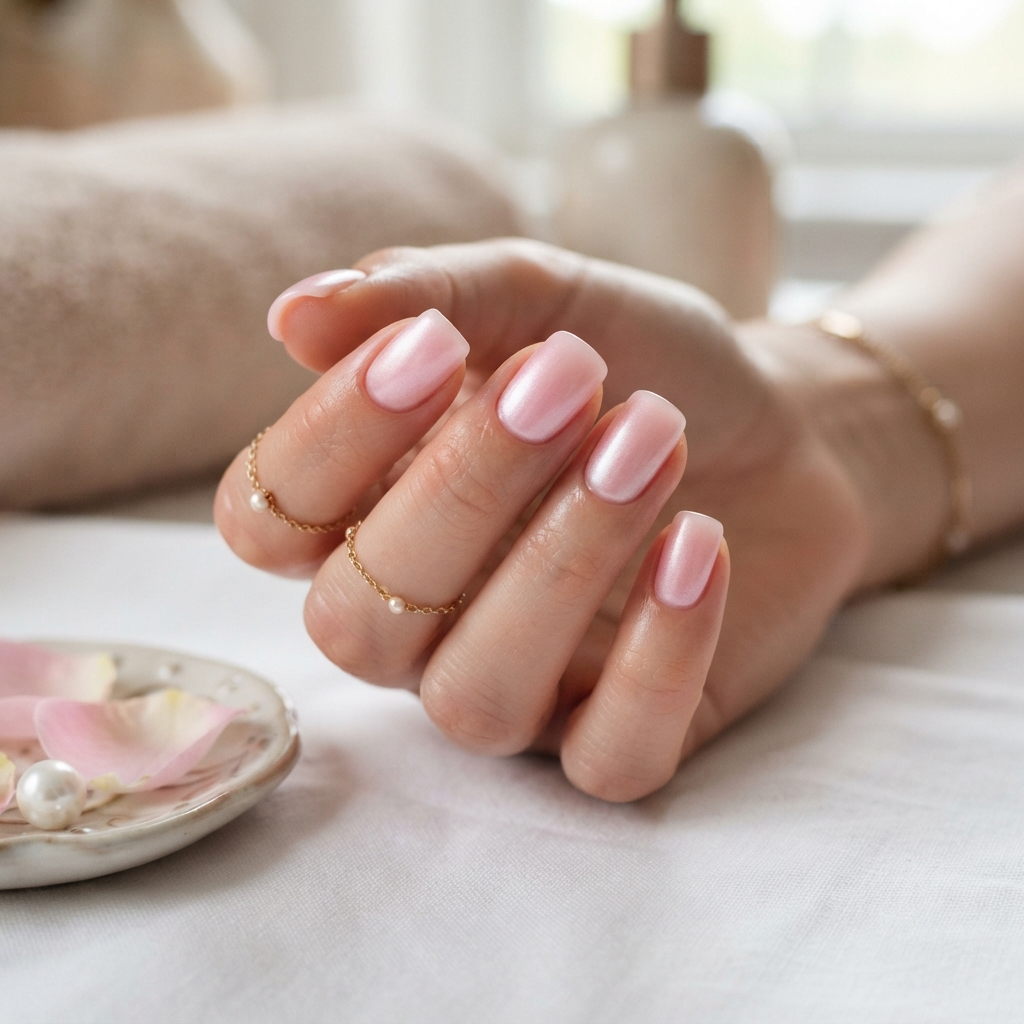 30 Winter Wonderland Nails Ideas You'll Want to Save 29 Frosted Pink Nail Ideas