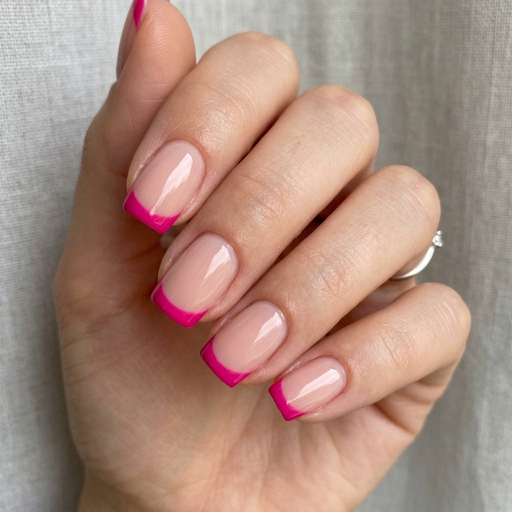 Bright Summer Nails Ideas: 30 Fun Looks to Inspire Your Next Manicure 30 Fuchsia French Tip Ideas