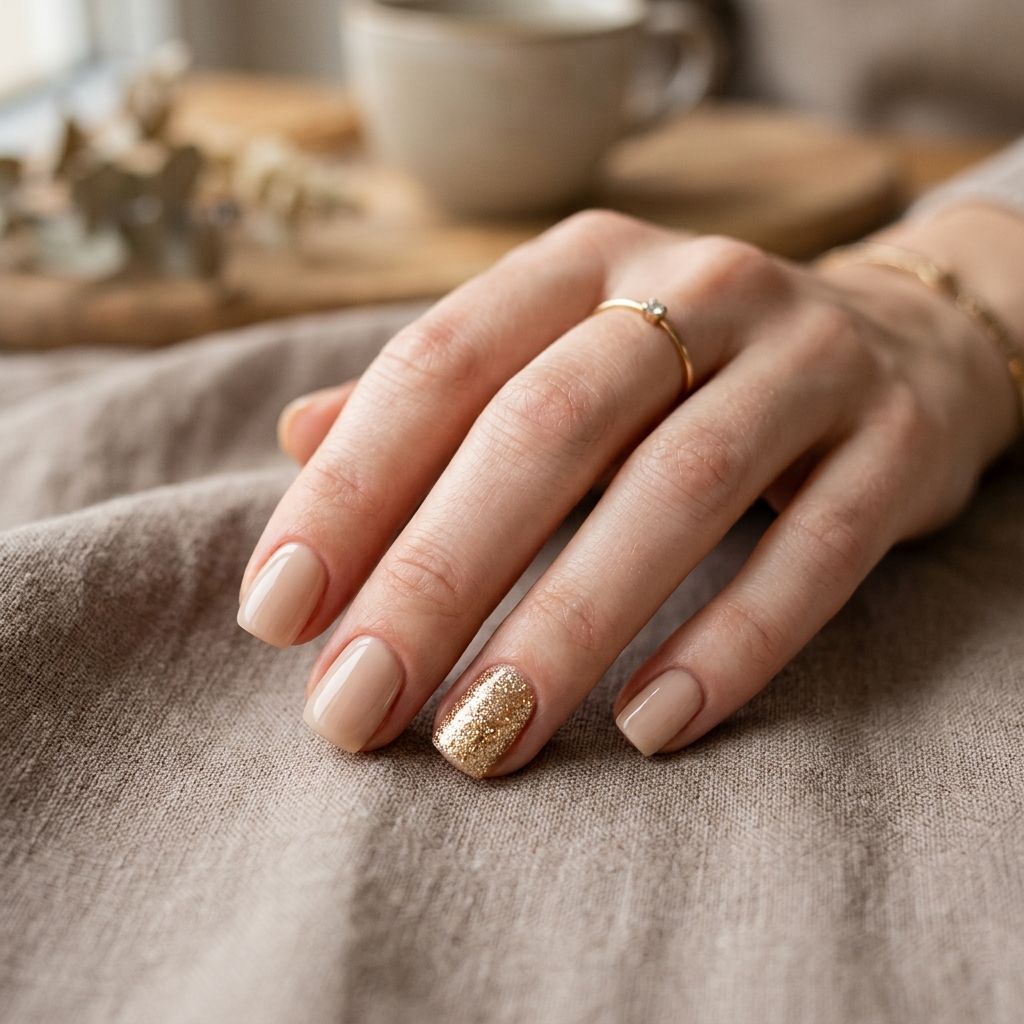 Simple Short Nails Ideas: 30 Creative Looks to Inspire Your Next Manicure 8 Single Accent Nail Idea