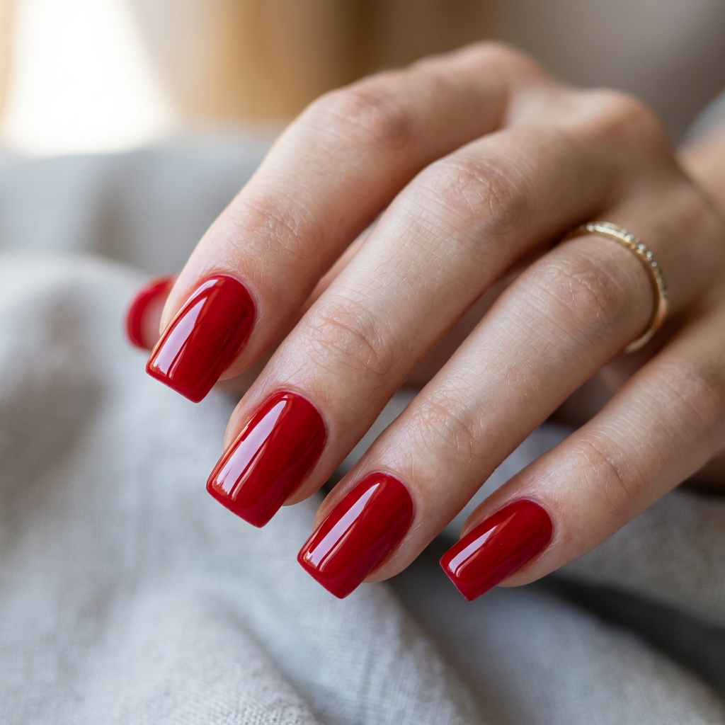 Simple Acrylic Nails Ideas: 30 Creative Looks You'll Love 10 Glossy Finish Simple Acrylic Nails Ideas