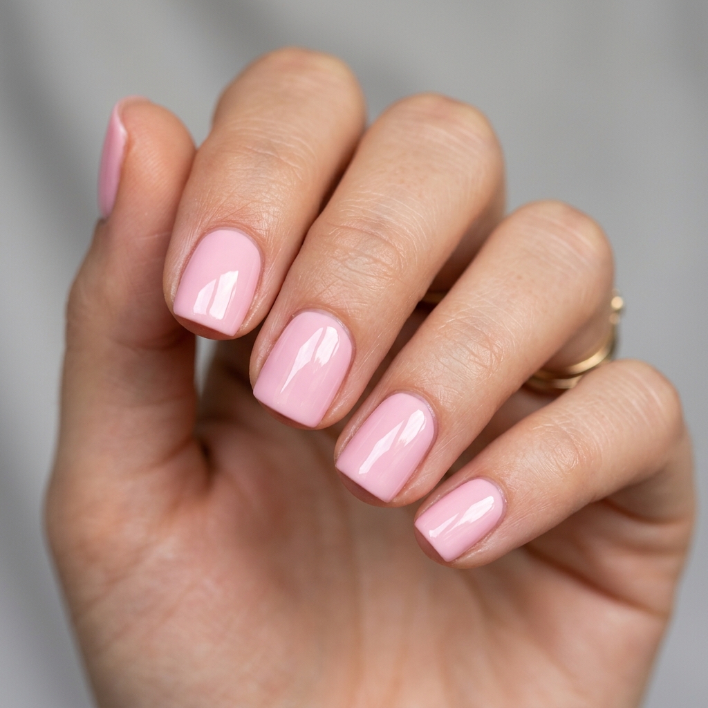 Glossy Short Gel Nail Ideas