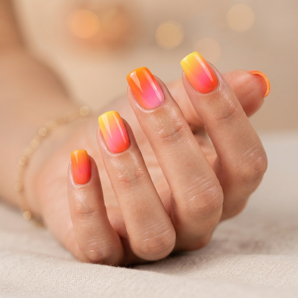 30 Simple Nail Art Ideas to Spark Your Creativity 22 Gradient Simple Nail Art Ideas
