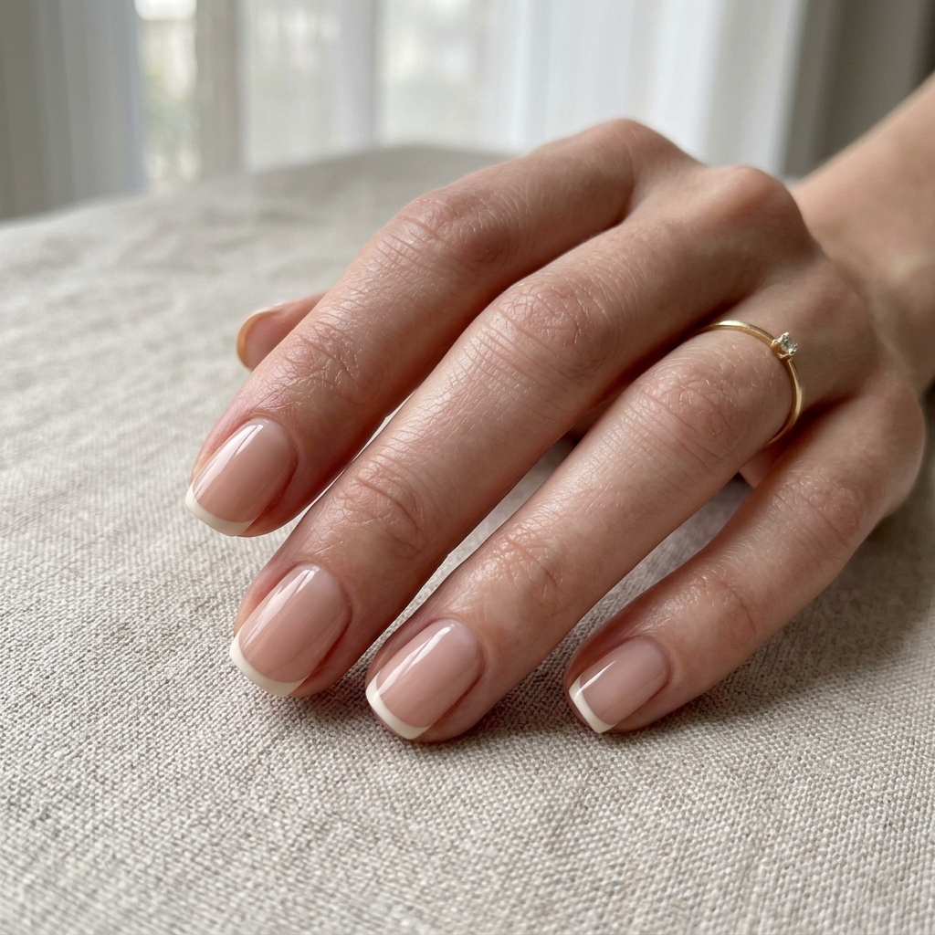 Minimalist French Tip Idea
