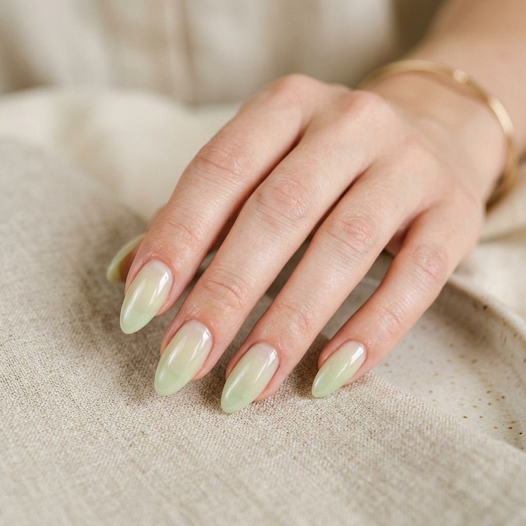 Honeydew Glaze Nail Ideas