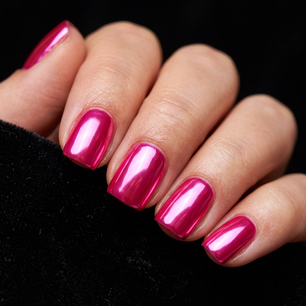 Bright Summer Nails Ideas: 30 Fun Looks to Inspire Your Next Manicure 15 Hot Pink Chrome Nail Ideas