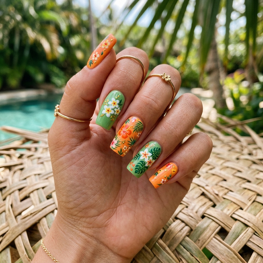 Vacation Nails Ideas: 30 Fun and Breezy Ways to Style Your Manicure 30 Island Inspired Vacation Nails Idea