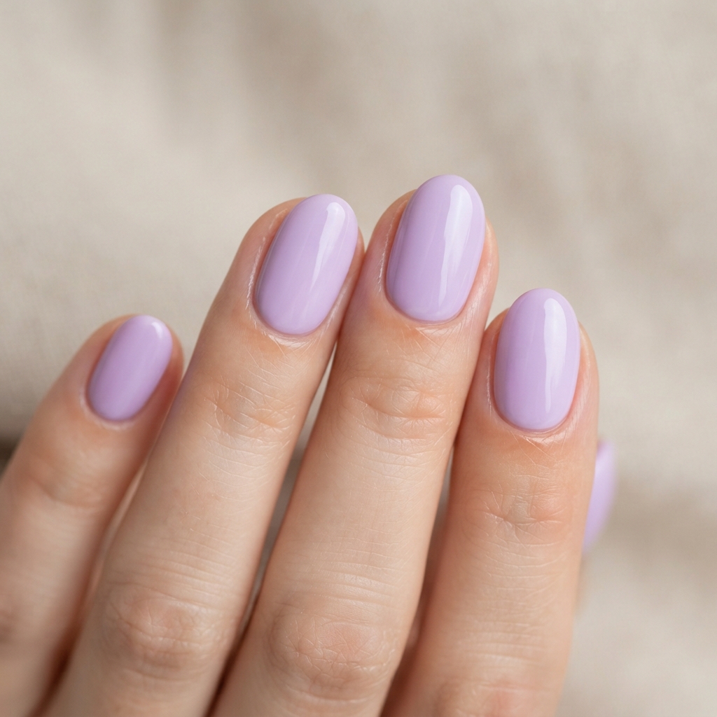 Lavender Pastel  Nails Idea