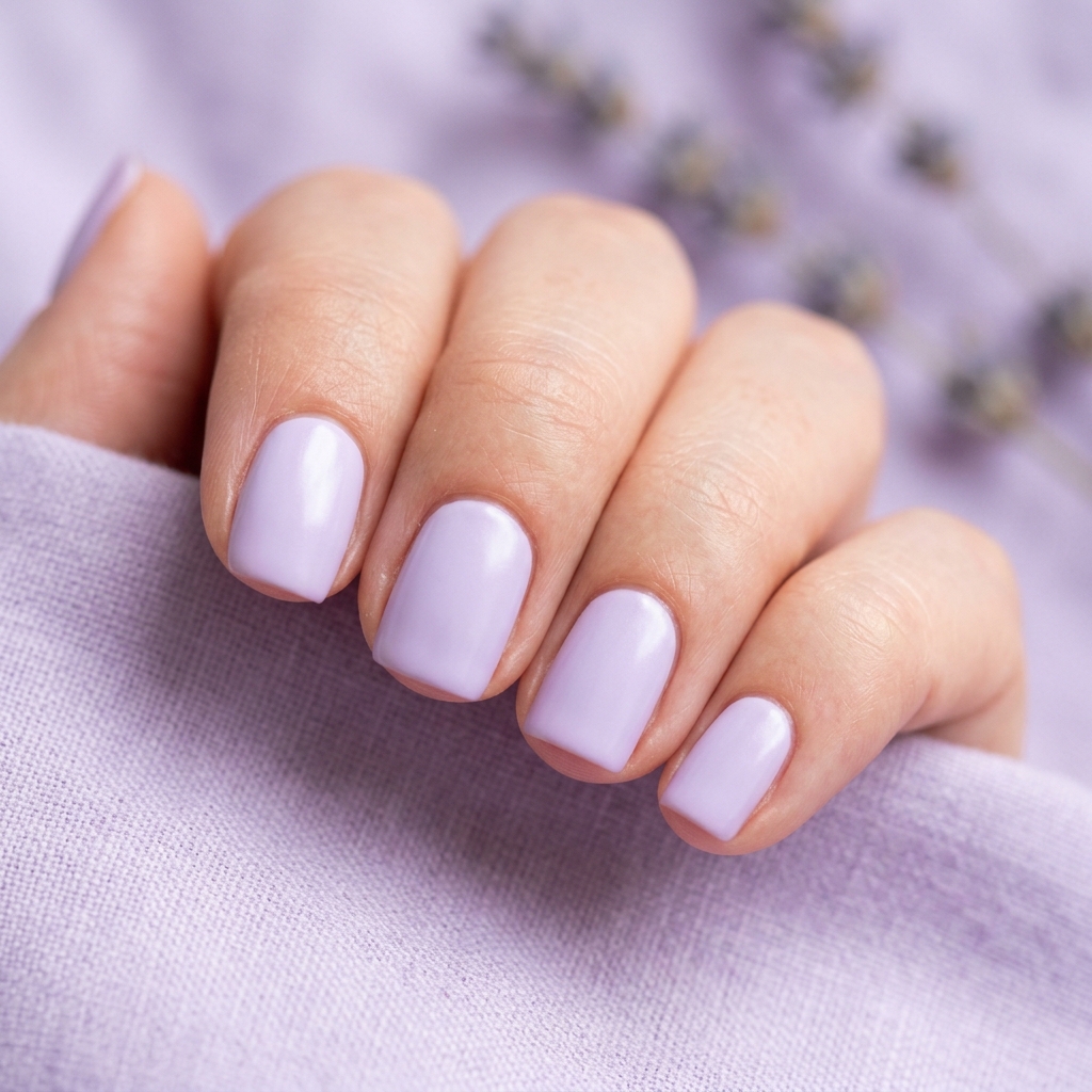 Simple Short Nails Ideas: 30 Creative Looks to Inspire Your Next Manicure 19 Soft Lavender Nails Idea