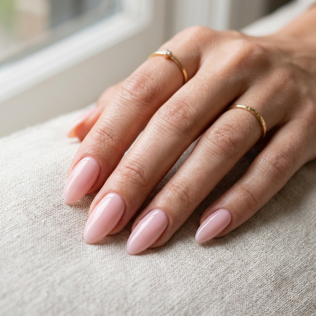 Pastel Pink Almond Nail Ideas