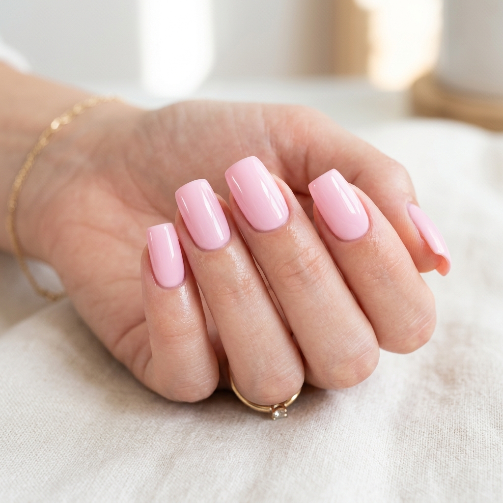 Pastel Pink Gel Nail Ideas
