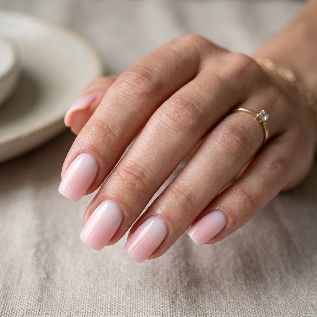 Light Pink Ombre Nail Ideas