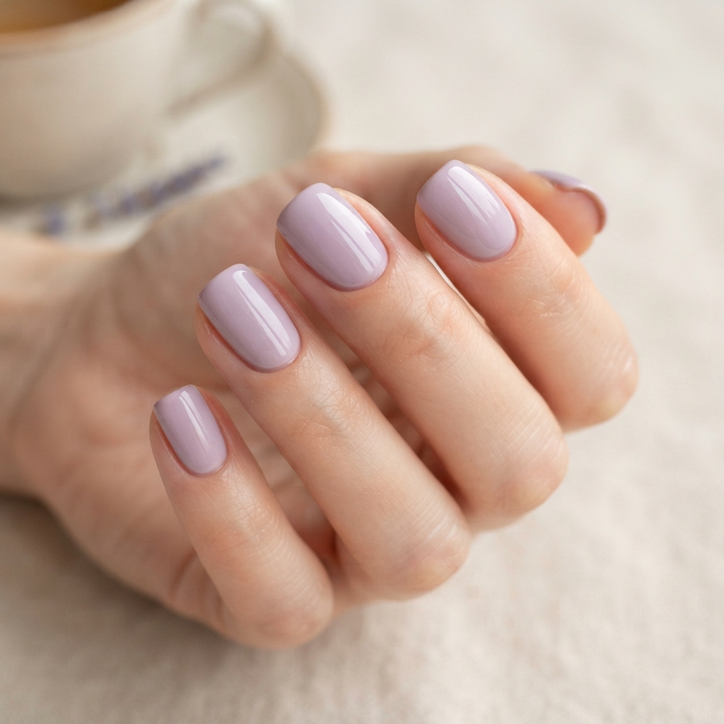 30 short Summer Nails 2025 ideas You'll Want to save Now 22 Soft Lilac Nail Ideas