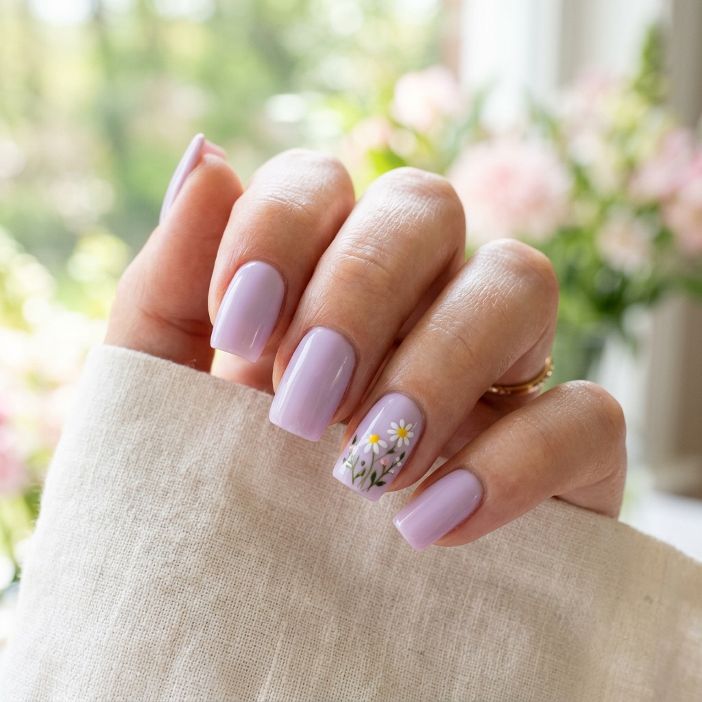 Simple Acrylic Nails Ideas: 30 Creative Looks You'll Love 26 Spring Simple Acrylic Nails Ideas