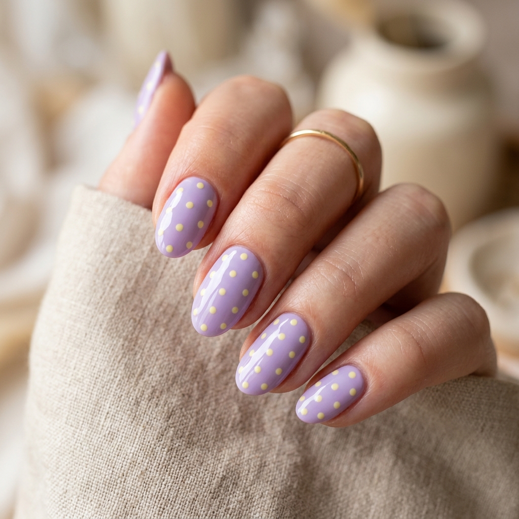 30 Pastel Nails Ideas 25 Pastel Nails With Dots Idea